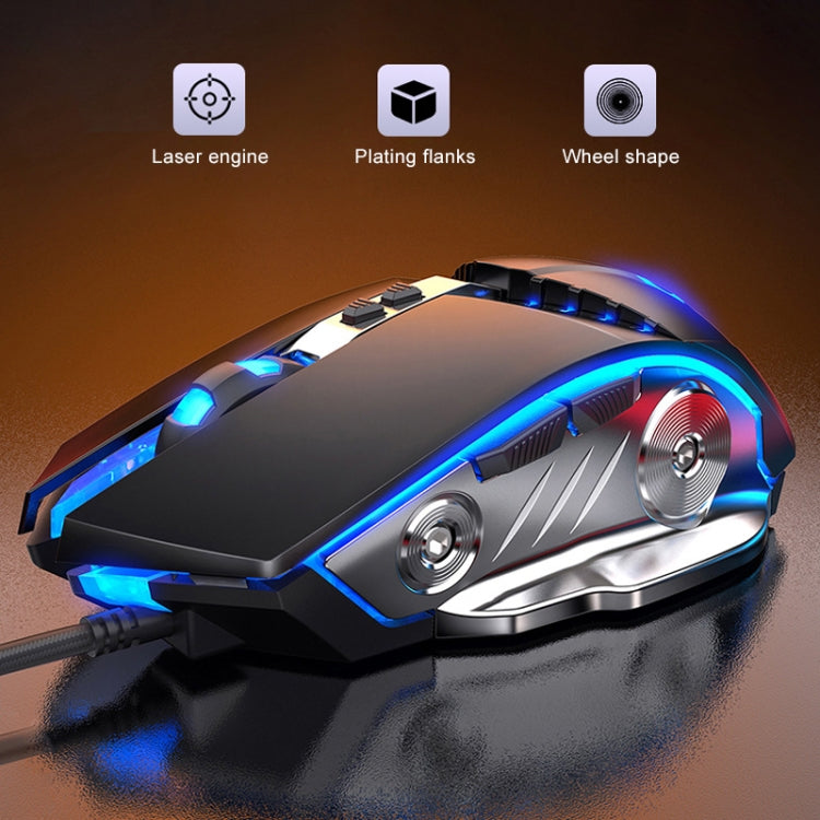 YINDIAO G3PRO 3200DPI 4-modes Adjustable 7-keys RGB Light Wired Gaming Mouse My Store