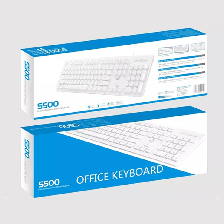 ZGB S500 Square Key USB Wired Computer Keyboard