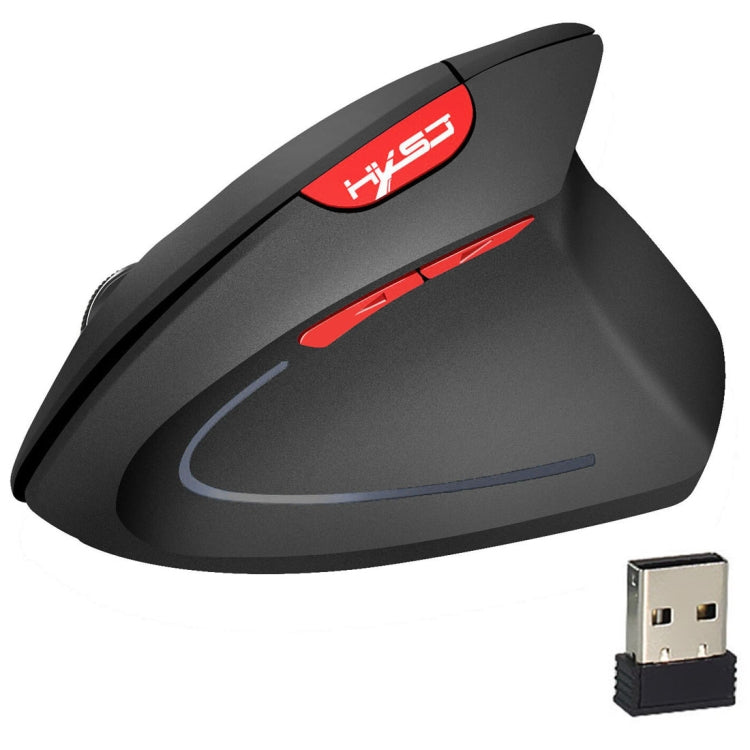 HXSJ T24 6 Buttons 2400 DPI 2.4G Wireless Vertical Ergonomic Mouse with USB Receiver My Store