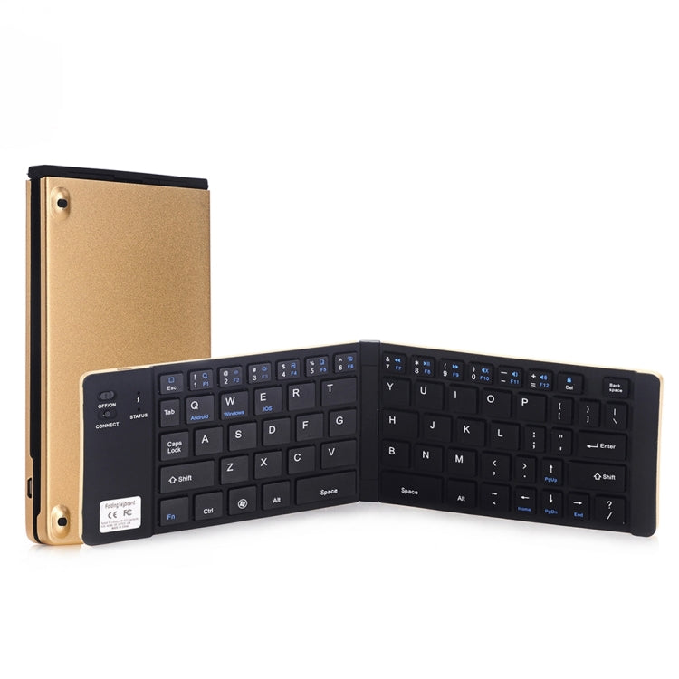 GK228 Ultra-thin Foldable Bluetooth V3.0 Keyboard, Built-in Holder, Support Android / iOS / Windows System My Store