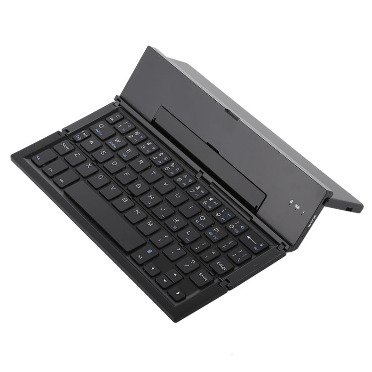 GK608 Ultra-thin Foldable Bluetooth V3.0 Keyboard, Built-in Holder, Support Android / iOS / Windows System