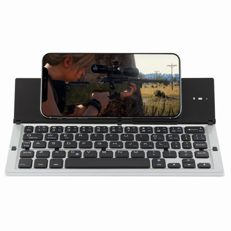 GK608 Ultra-thin Foldable Bluetooth V3.0 Keyboard, Built-in Holder, Support Android / iOS / Windows System My Store