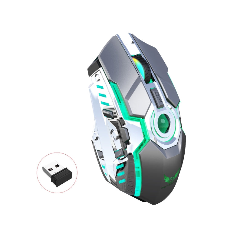 ZERODATE T30 2.4GHz 2400DPI Three-speed Adjustable RGB Backlight Wireless Optical Mouse My Store