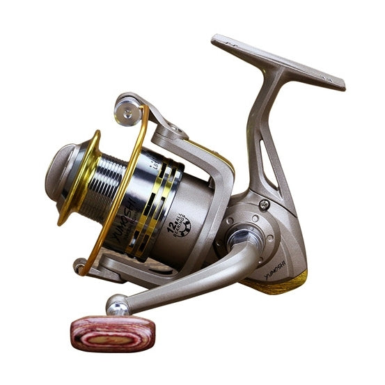 YUMOSHI Full Metal Ball Bearings Rocker Handle Wheel Seat Fishing Spinning Reel