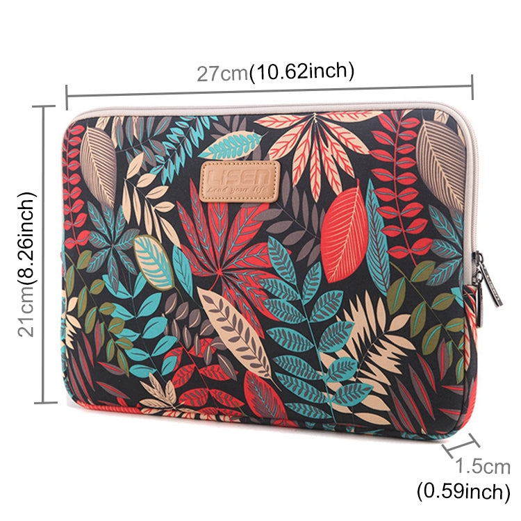 Lisen 10 inch Sleeve Case  Colorful Leaves Zipper Briefcase Carrying Bag for iPad Air 2, iPad Air, iPad 4, iPad New, Galaxy Tab A 10.1, Lenovo Yoga 10.1 inch, Microsoft Surface Pro 10.6,  10 inch and Below Laptops / Tablets My Store