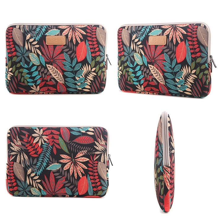 Lisen 13 inch Sleeve Case Colorful Leaves Zipper Briefcase Carrying Bag for Macbook, Samsung, Lenovo, Sony, DELL Alienware, CHUWI, ASUS, HP, 13 inch and Below Laptops My Store