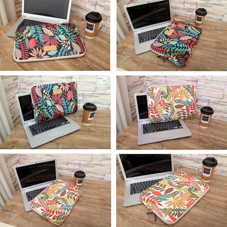 Lisen 13 inch Sleeve Case Colorful Leaves Zipper Briefcase Carrying Bag for Macbook, Samsung, Lenovo, Sony, DELL Alienware, CHUWI, ASUS, HP, 13 inch and Below Laptops My Store