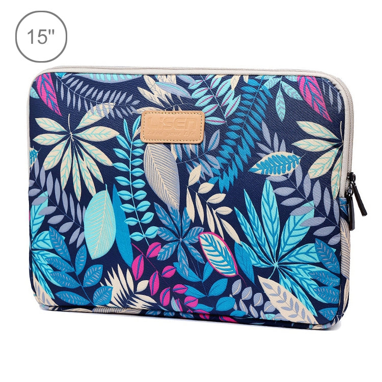 Sleeve Case Colorful Leaves Zipper Briefcase Carrying Bag for Macbook, Samsung, Lenovo, Sony, DELL Alienware, CHUWI, ASUS, HP, 15.6 inch and Below Laptops My Store