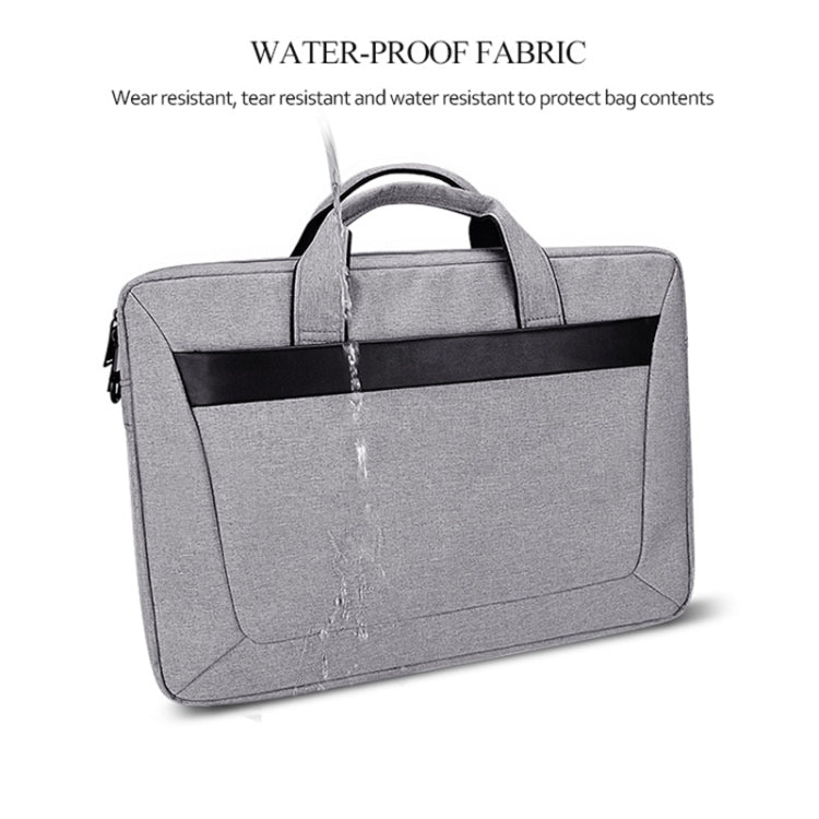 DJ06 Oxford Cloth Waterproof Wear-resistant Portable Expandable Laptop Bag for 15.4 inch Laptops, with Detachable Shoulder Strap