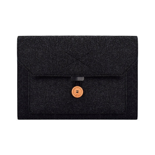 ND06 Multi-purpose Felt Button Laptop Inner Bag for 13.3 inch Laptop