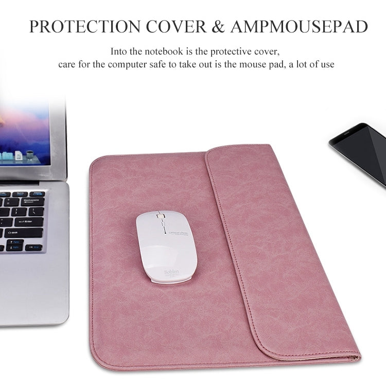 PU01S PU Leather Horizontal Invisible Magnetic Buckle Laptop Inner Bag for 13.3 inch laptops My Store