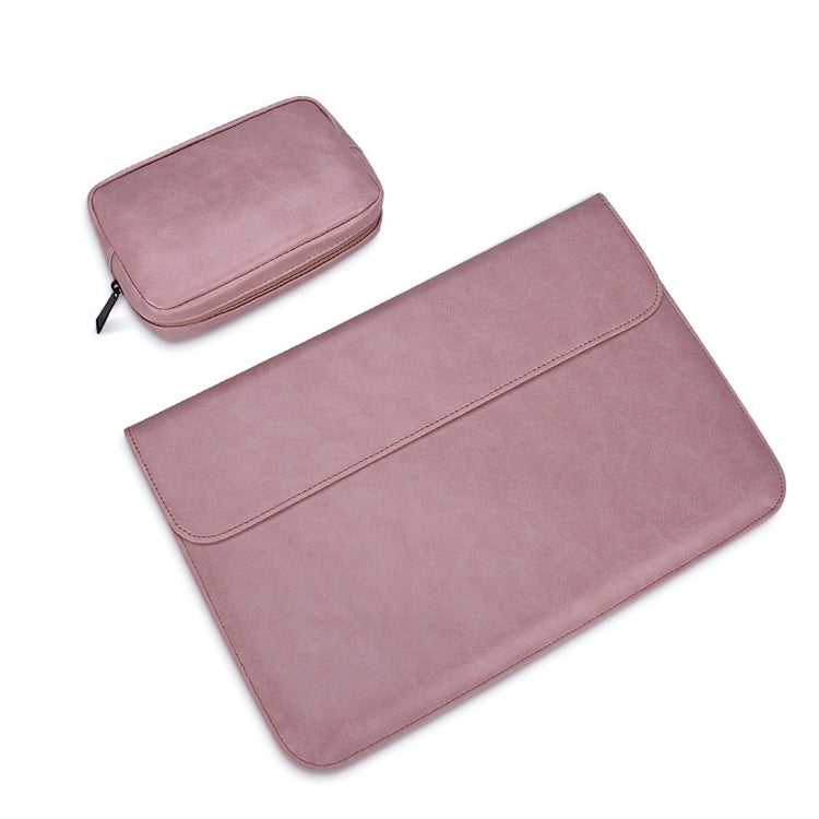 PU01S PU Leather Horizontal Invisible Magnetic Buckle Laptop Inner Bag for 13.3 inch laptops, with Small Bag My Store