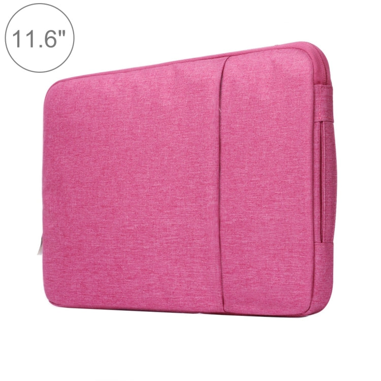 11.6 inch Universal Fashion Soft Laptop Denim Bags Portable Zipper Notebook Laptop Case Pouch for MacBook Air, Lenovo and other Laptops, Size: 32.2x21.8x2cm