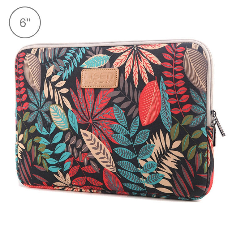 Lisen 6.0 inch Sleeve Case Colorful Leaves Zipper Briefcase Carrying Bag for Amazon Kindle My Store