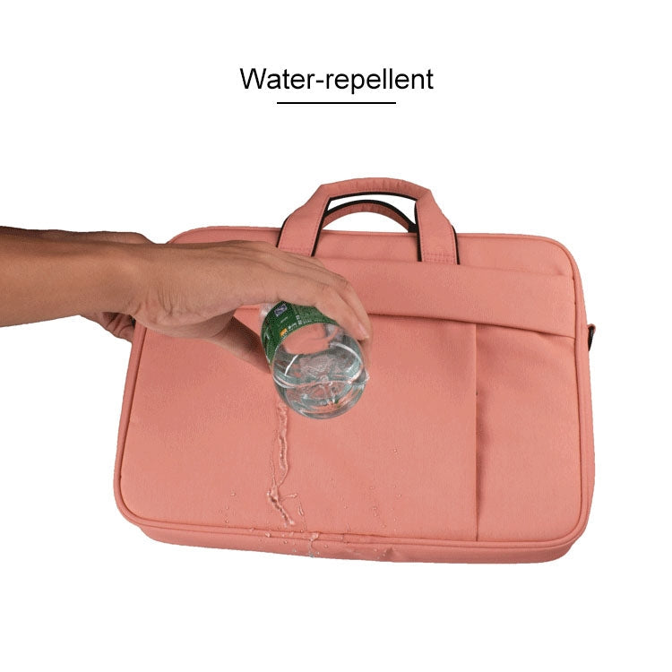 DJ03 Waterproof Anti-scratch Anti-theft One-shoulder Handbag for 15.6 inch Laptops, with Suitcase Belt