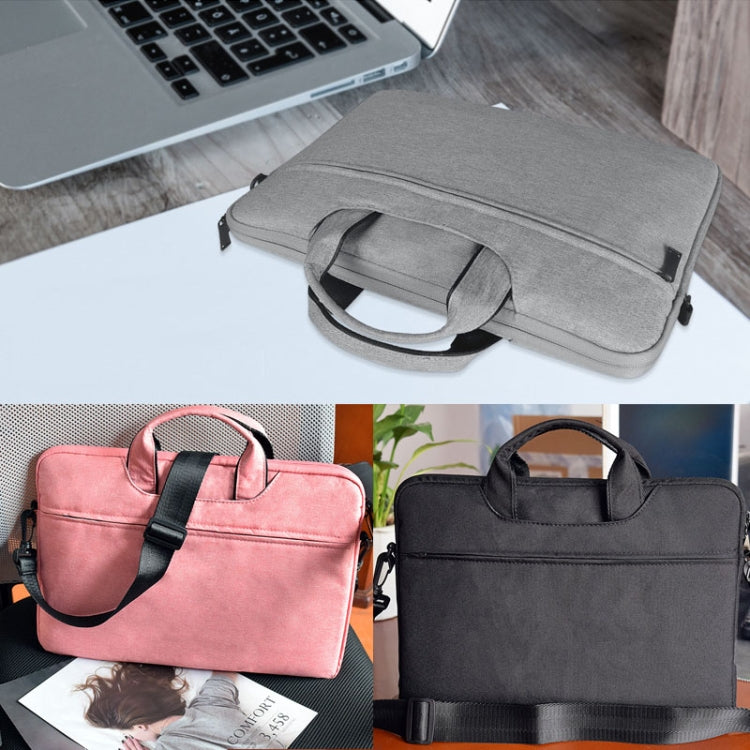 ST01S Waterproof Oxford Cloth Hidden Portable Strap One-shoulder Handbag for 13.3 inch Laptops