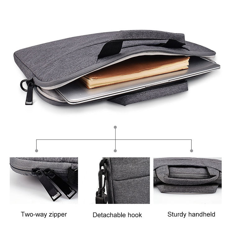 ST02S Waterproof Tear Resistance Hidden Portable Strap One-shoulder Handbag for 13.3 inch Laptops, with Suitcase Belt