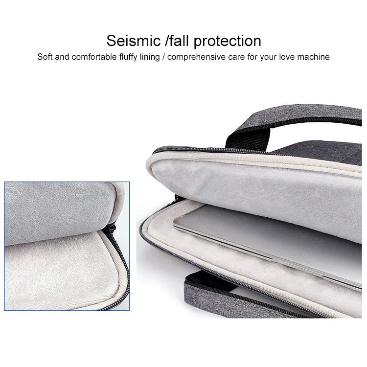 ST02S Waterproof Tear Resistance Hidden Portable Strap One-shoulder Handbag for 13.3 inch Laptops, with Suitcase Belt