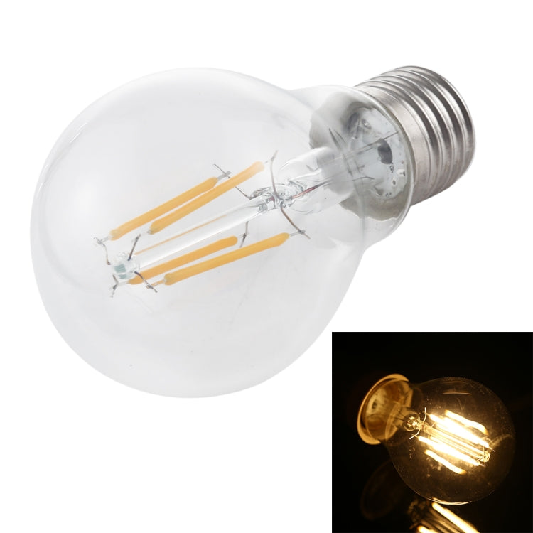 A60 E27 4W 4 LEDs 450 LM Retro Dimming LED Filament Light Bulb Energy Saving Light, AC 220V My Store