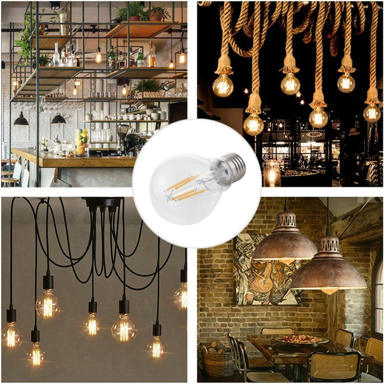 A60 E27 4W 4 LEDs 450 LM Retro Dimming LED Filament Light Bulb Energy Saving Light, AC 220V My Store