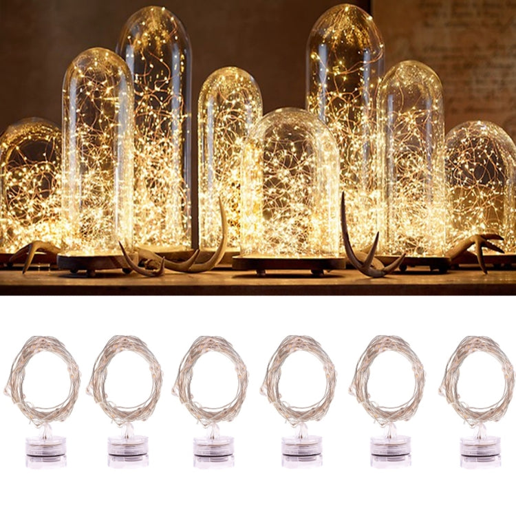 20 LEDs 2700-2900K Rope Fairy Light For Party / Holiday, Length: 2m, DC 6V-Reluova