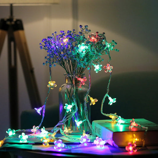 3m 20 LEDs Cherry Blossom  Holiday Decorative Light, Battery Powered