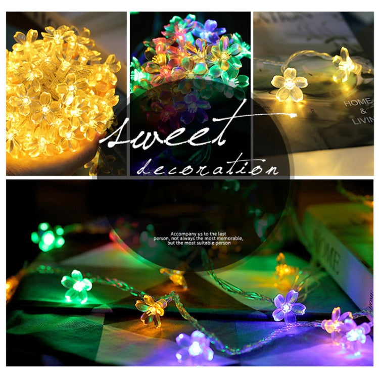 6m 40 LEDs Cherry Blossom  Holiday Decorative Light, Battery Powered