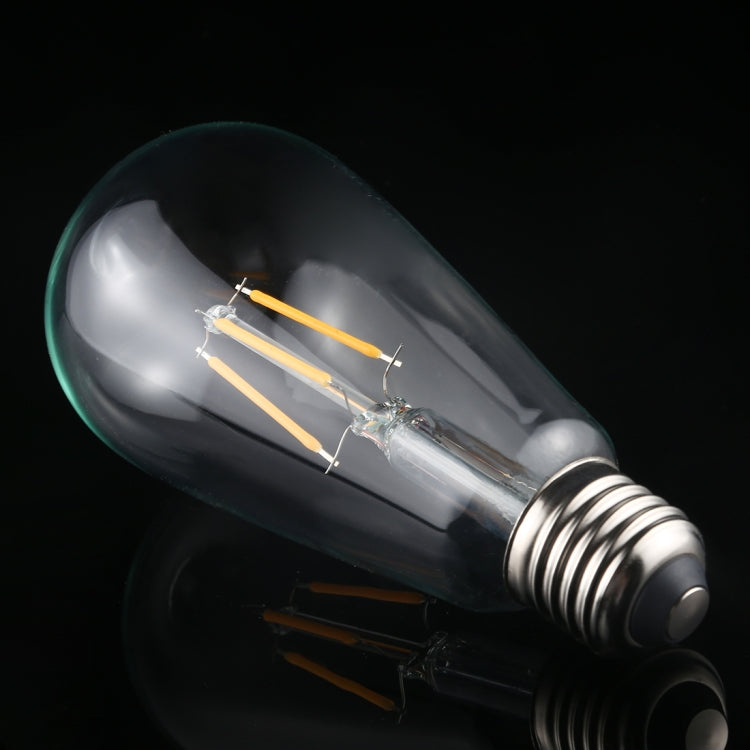 ST64 E27 4W 4 LEDs 600 LM 3000K Retro Dimming LED Filament Light Bulb Energy Saving Light, AC 220V My Store