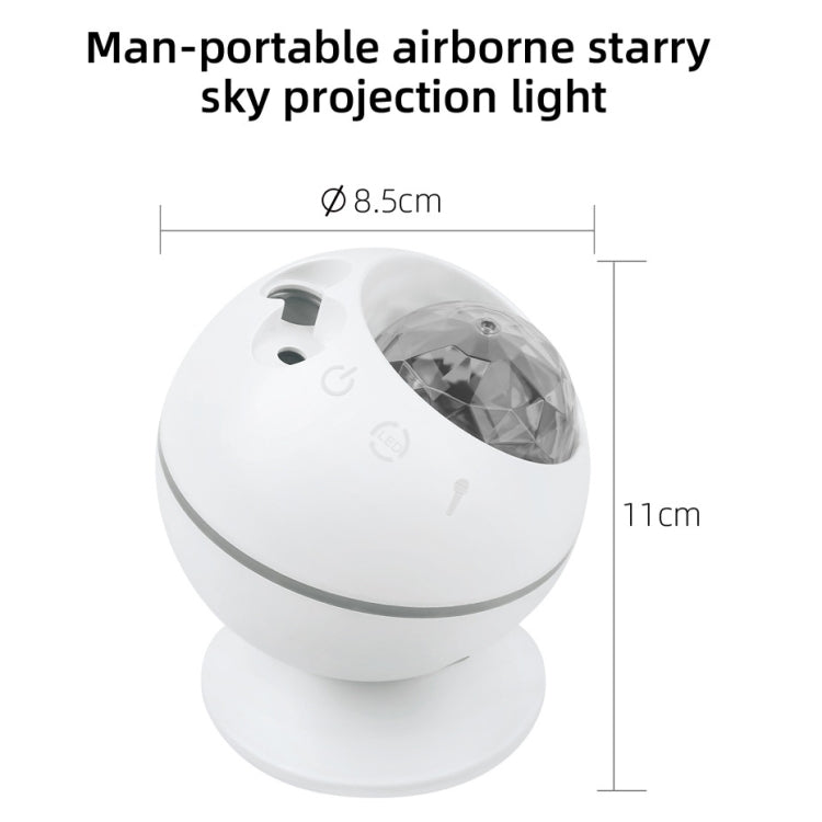 5W Micro USB Power Supply Remote Control Starry Sky Laser Projection Lamp LED Atmosphere Night Light with Magnetic Base My Store