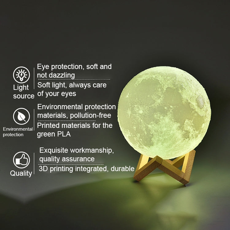 USB Charging LED Energy-saving Night Light with Wooden Holder Base My Store