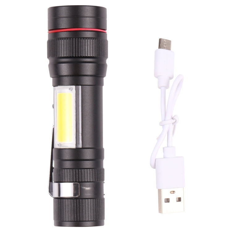 T6 LED Pocket Flashlight Zoomable 3 Modes with Hook Clip My Store