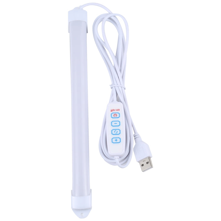 20cm 24 LEDs Multifunctional USB Three-color Stepless Dimming LED Light Tube, DC 5V-Reluova