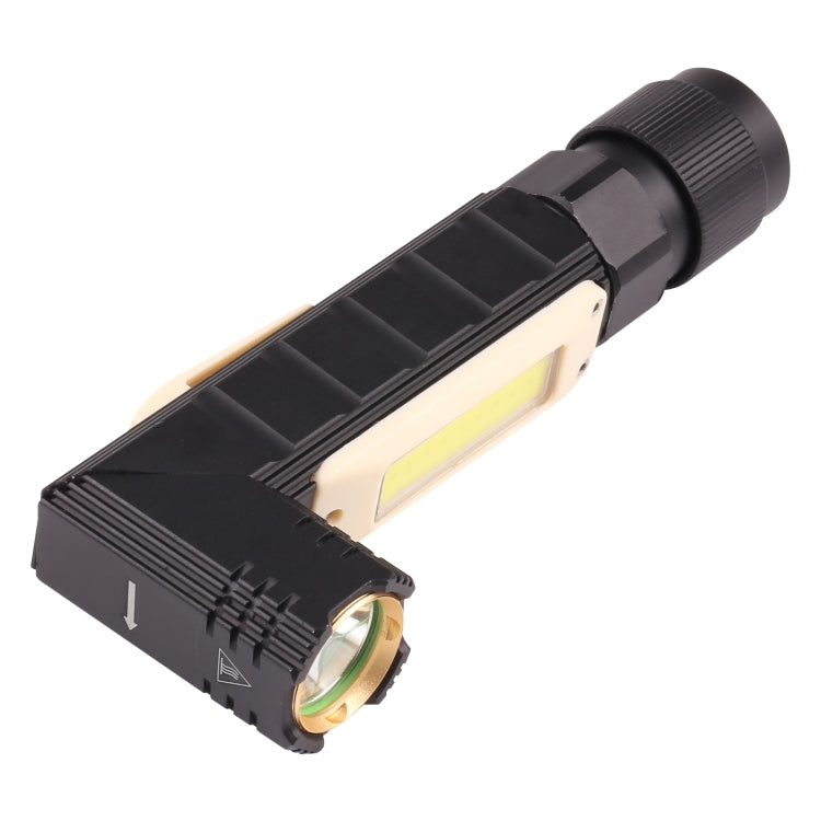 5W 90 Degree Folding Multi-functional Led Flashlight 5 Modes, Size: Large My Store