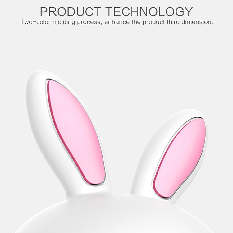 Smiling Rabbit Creative Touch 3D LED Decorative Night Light, AAA Battery Version My Store