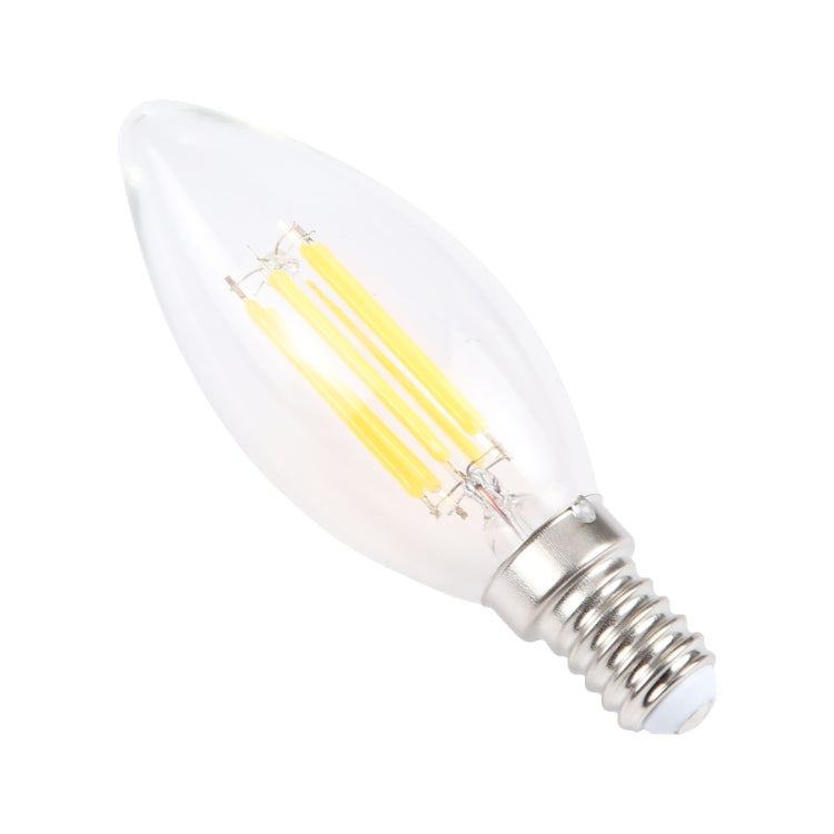 C35 E14 6W 4 LEDs 3000K Retro LED Flament Candle Light Bulb, AC 220V My Store