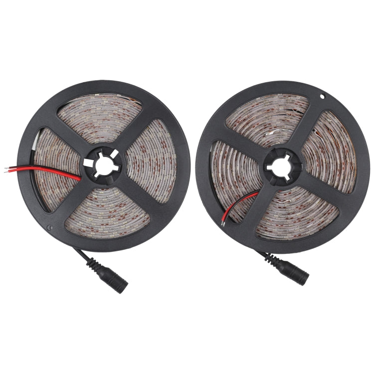 2pcs Bare Board 2835 SMD Dimmable White Light / Warm Light LED Rope Light, 60 LED/m, Length: 5m, 12V 2A 100-240V My Store