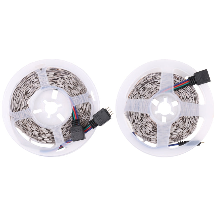 2pcs Bare Board 5050 SMD RGB LED Rope Light, 30 LED/m, Length: 5m, 12V 2A 100-240V, with 24 Keys Doodle Controller My Store