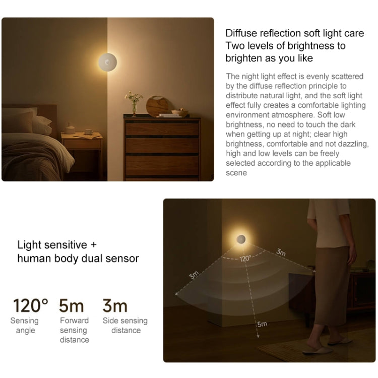 Original Xiaomi Mijia Night Light 3 Smart Induction Bedside Lamp My Store