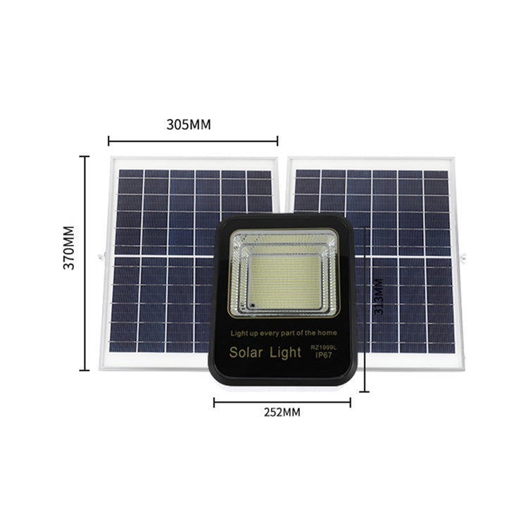 300W 734 LEDs Home Sensor Garden Light Outdoor Waterproof Solar Flood Light with Remote Control