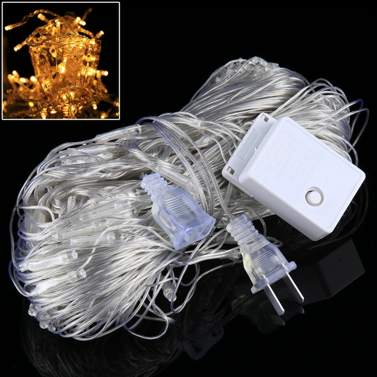 200 LEDs Reticular String Light with End Joint & Multi-function Controller, US Plug,  AC 110V-Reluova