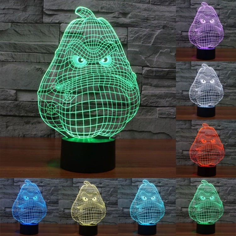 7 Color Discoloration Creative Visual Stereo Lamp Desk Lamp Night Light My Store