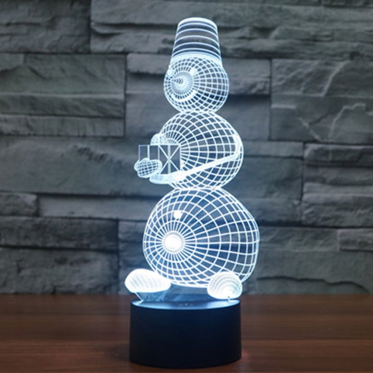 7 Color Discoloration Creative Visual Stereo Lamp Desk Lamp Night Light My Store