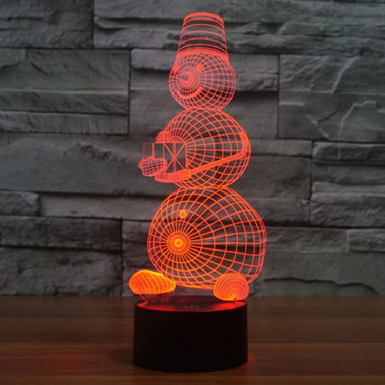 7 Color Discoloration Creative Visual Stereo Lamp Desk Lamp Night Light My Store