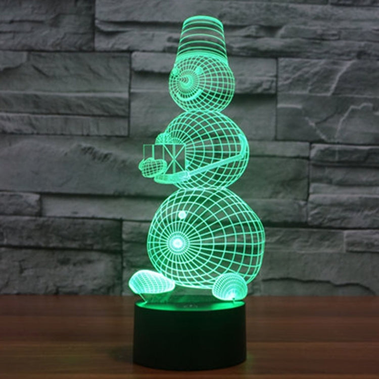 7 Color Discoloration Creative Visual Stereo Lamp Desk Lamp Night Light