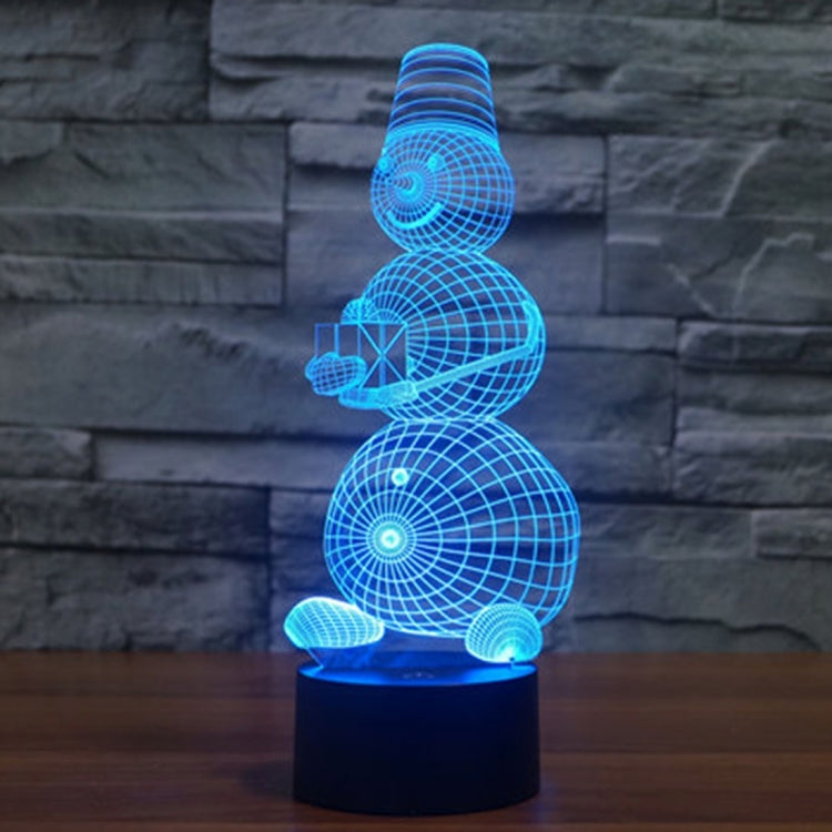 7 Color Discoloration Creative Visual Stereo Lamp Desk Lamp Night Light My Store