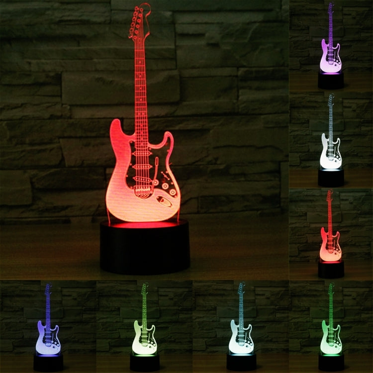 7 Color Discoloration Creative Visual Stereo Lamp Desk Lamp Night Light