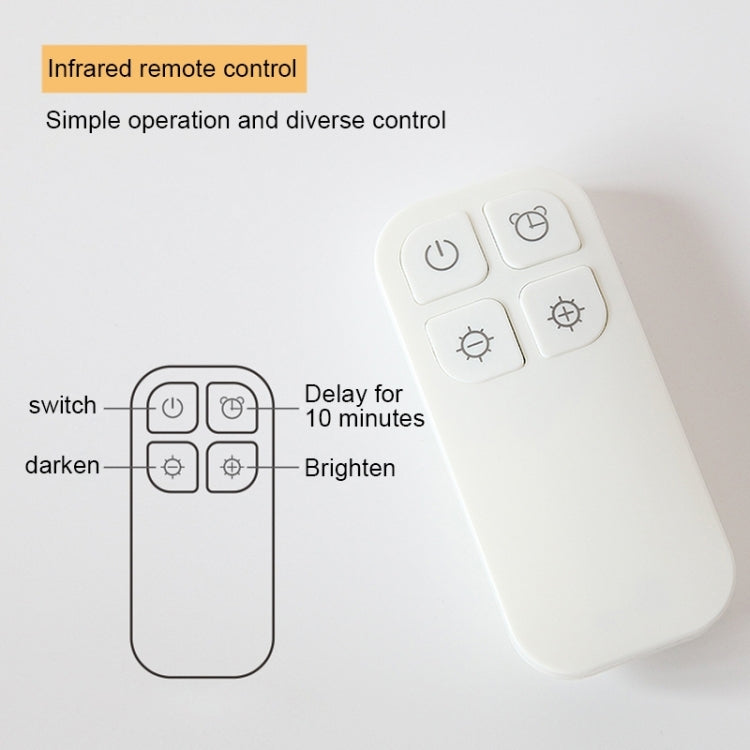 USB Charging Bedroom Wall Light, Remote Control Dstance: 3-5m My Store