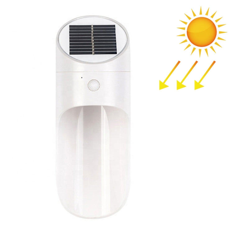 Solar Outdoor LED Induction Wall Light Night Light Radar Human Body Induction Lighting, White Light My Store