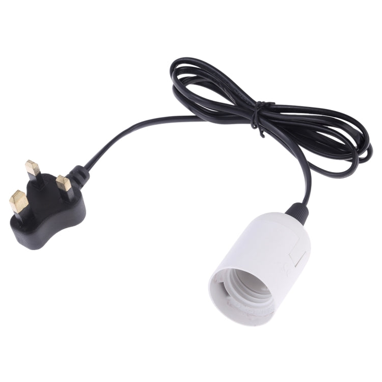 E27 Wire Cap Lamp Holder Chandelier Power Socket with 1.2m Extension Cable, Small UK Plug My Store