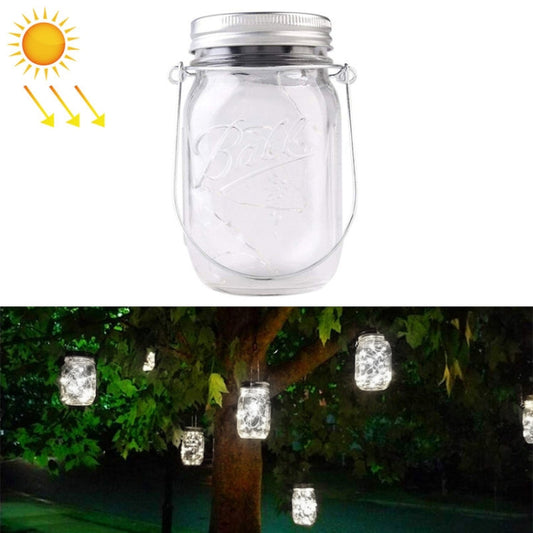 10 LEDs Solar Energy Mason Bottle Cap Pendent Lamp Outdoor Decoration Garden Light, Not Include Bottle Body